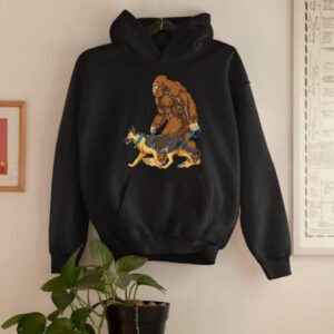 Bigfoot Dog Walk German Shepherd Hoodie